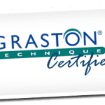 Graston Technique Certified logo featuring blue and green lettering on a white background, symbolizing advanced tissue healing for reduced healing time. Sports Medicine Northwest - West Seattle Chiropractic Clinic