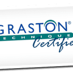 Graston Technique Certified logo featuring blue and green lettering on a white background, symbolizing advanced tissue healing for reduced healing time. Sports Medicine Northwest - West Seattle Chiropractic Clinic